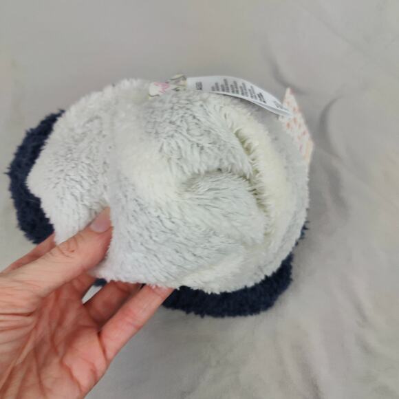 Free People Cloud Rib Beanie Hat Womens One Size Navy Blue Fuzzy Cozy NWT - Picture 3 of 7